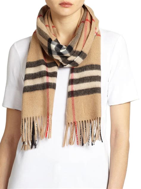 how much does a burberry scarf cost at the outlet|price of Burberry cashmere scarf.